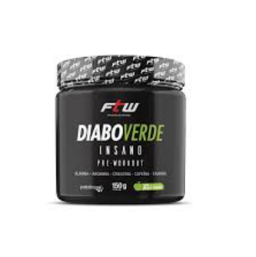 PRE WORKOUT DIABO VERDE 150GR MAÇA VERDE + COQUETELEIRA