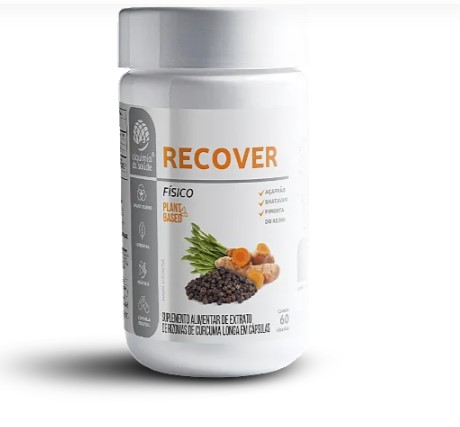 RECOVER FÍSICO (AÇAFRÃO, SHATAVARI, PIMENTA DO REINO) 60 CAPS