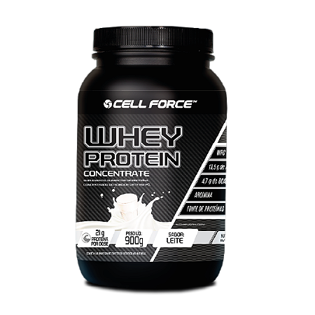 WHEY PROTEIN CONCENTRADO CELL FORCE 900GR LEITE