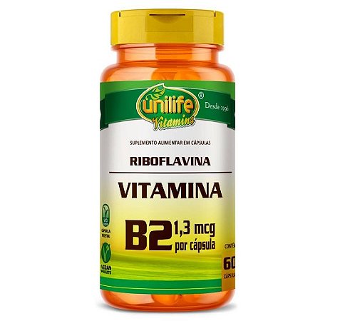 RIBOFLAVINA VITAMINA B2 60 CAPS