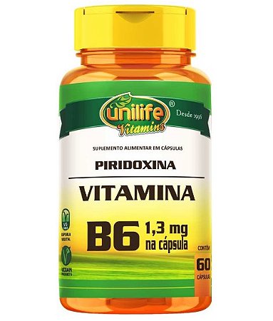 PIRIDOXINA VITAMINA B6  60 CAPS
