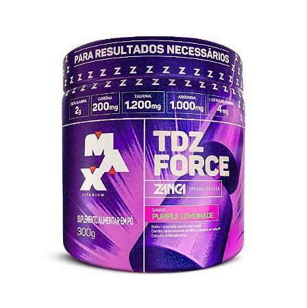 TDZ FORCE - ZANCA SPECIAL EDITION SABOR PURPLE LEMONADE POTE 300G