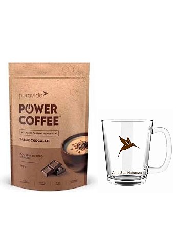 POWER COFFEE CHOCOLATE 180G - PURAVIDA