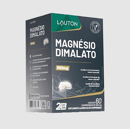 MAGNÉSIO DIMALATO 60 Caps LAUTON