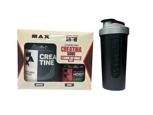PROMOPACK CREATINE 500g + HÓRUS 150g LIMÃO YUZU