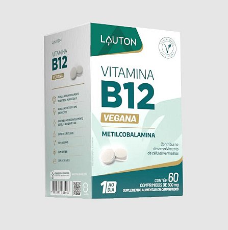 VITAMINA B12 VEGANA 60 CAPS LAUTON