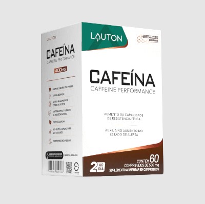 CAFEINA 400MG  60 CAPS - LAUTON