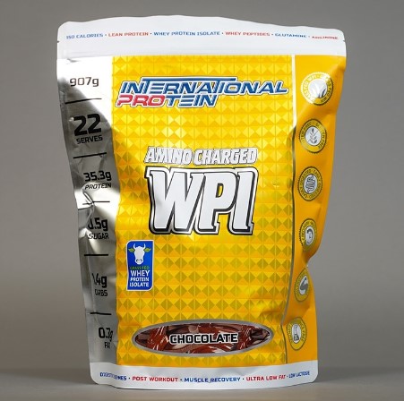 AMINO CHARGED WHEY PROTEIN ISOLADA/HIDROLISADA 900G CHOCOLATE - INTERNATIONAL PROTEIN