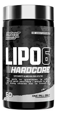 LIPO 6 HARDCORE 60 CAPS - NUTREX RESEARCH (USA)