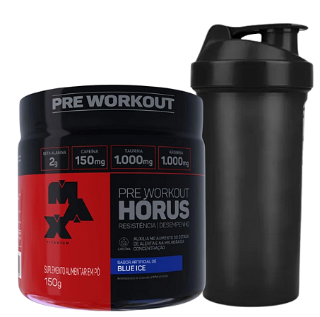 HORUS PRÉ TREINO 150G BLUE ICE + COQUETELEIRA