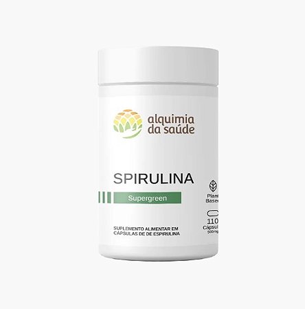 SPIRULINA SUPERGREEN 110 CAPS - ALQUIMIA DA SAÚDE