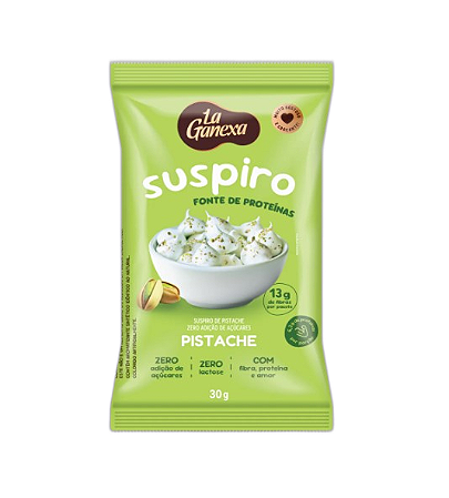 SUSPIRO SABOR PISTACHE 30G - LA GANEXA