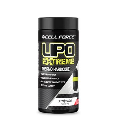 TERMOGÊNICO LIPO EXTREME 30 CAPS - CELL FORCE