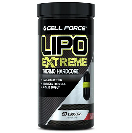 TERMOGÊNICO LIPO EXTREME 60 CAPS - CELL FORCE