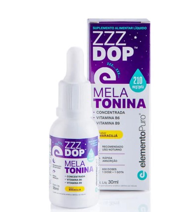Melatonina Zzzdop  30ml Maracuja  - Elemento Puro