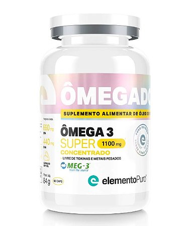 OMEGADOP ÔMEGA 3 SUPER 60 CAPS - ELEMENTOPURO