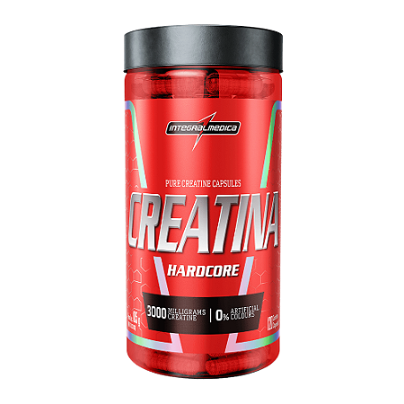 CREATINA  HARDCORE 120 CAPS INTEGRALMÉDICA