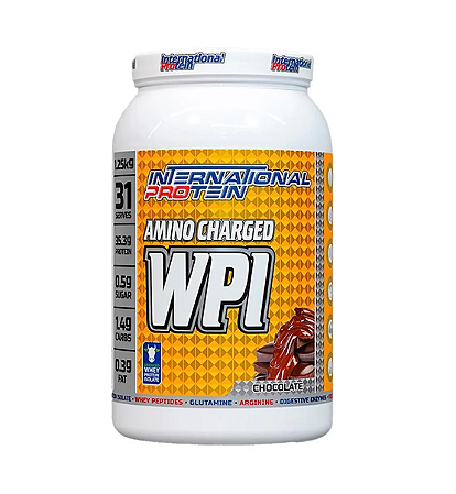 AMINO CHARGED WHEY PROTEIN ISOLADA  HIDROLISADA 1,250Kg  CHOCOLATE - INTERNATIONAL PROTEIN (CA)