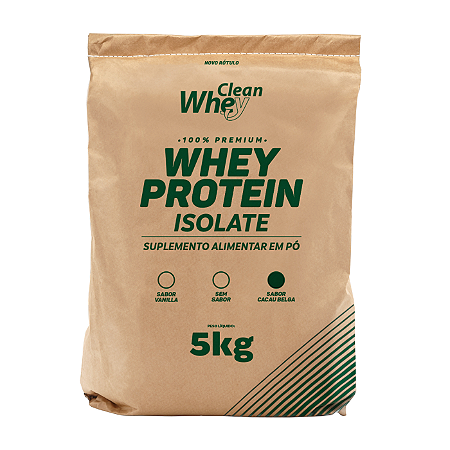 CLEAN WHEY PROTEIN ISOLADO 5K  BAUNILHA
