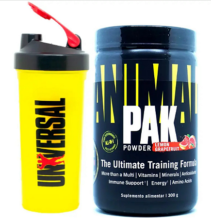 ANIMAL PAK 300G LEMON GRAPEFRUIT + COQUETELEIRA UNIVERSAL