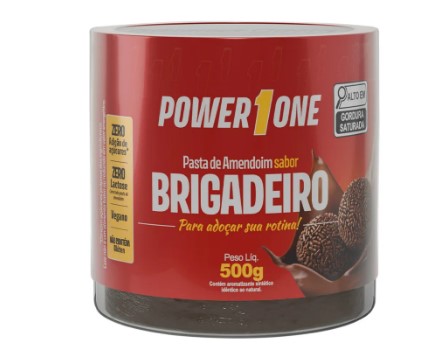 PASTA DE AMENDOIM POWER ONE 500G SABOR BRIGADEIRO