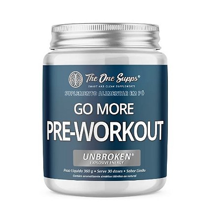 Pré Treino Go More C/ Creatina 360g Limão