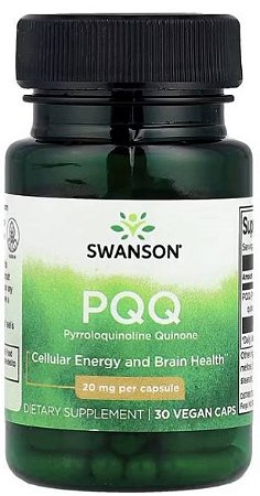 PQQ Pyrroloquinoline Quinone 20mg  30 vegan Caps - SWANSON