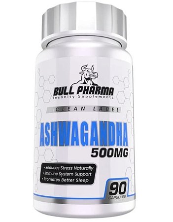 Ashwagandha 500mg 90 Caps - Bull Pharma