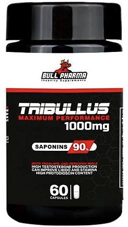 Tribullus 100mg 90% Saponins 60 Caps - Bull Pharma