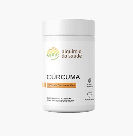 Cúrcuma 95% 60 Caps - Alquimia da Saúde