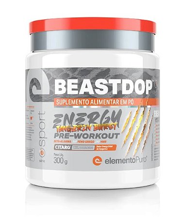 Beastdop Energy 300g Sabor Tangerina Burst