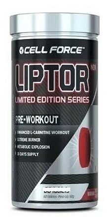 Liptor Termogênico Pré Workout 60 Tabs - CELL FORCE