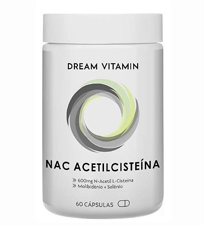 NAC  Acetilcisteina  60 Caps  - DREAM VITAMIN