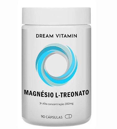 Magnésio L-Treonato 200mg 90 Cáps  - DREAM VITAMIN
