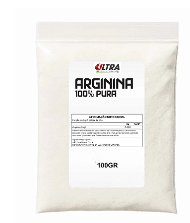 Arginina 100% Pura 100g