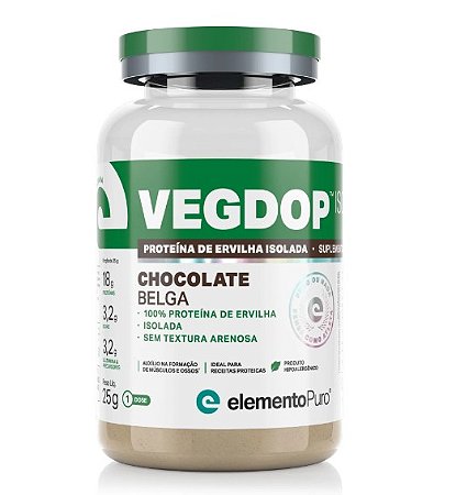 Proteína Vegana VEGDOP Iso 25g Monodose Chocolate Belga