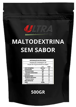 Maltodextrina 500Gr  Sem Sabor