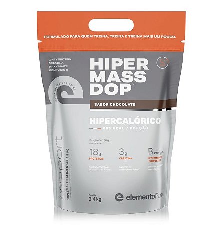Hiper MassDop C/ Creatina  2,4Kg - elementoPuro