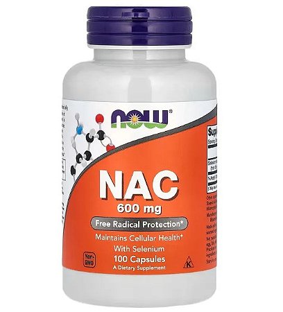 NAC 600Mg 100 Caps - NOW