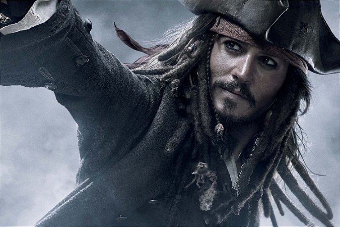 Quadro Piratas do Caribe - Jack Sparrow 2