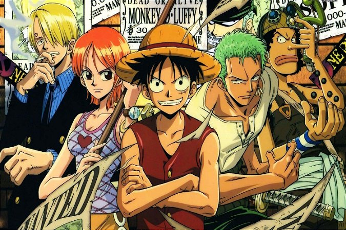 Quadro One Piece - Os Chapéus de Palha