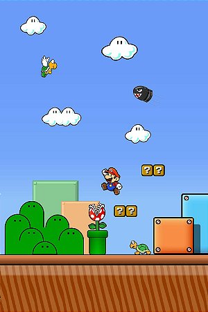 Quadro Gamer Mario - Cenário 4