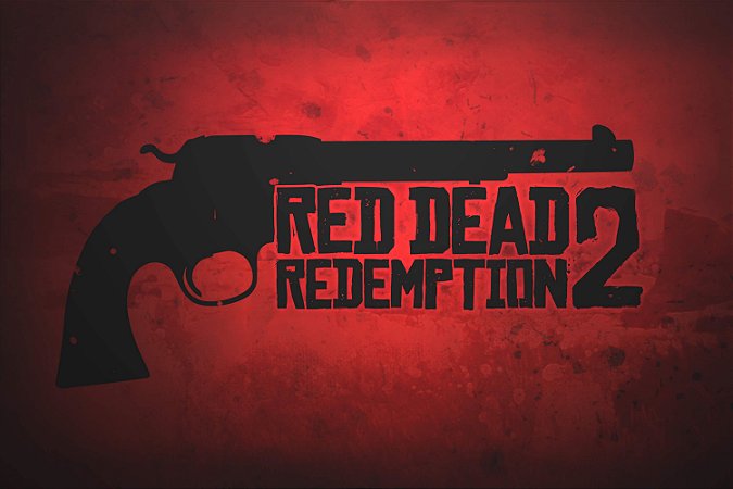 Quadro Gamer Red Dead Redemption - Revólver