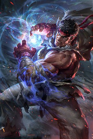 Quadro Gamer Street Fighter - Ryu 3
