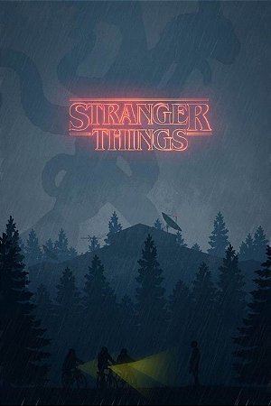 Quadro Stranger Things - Minimalista 2