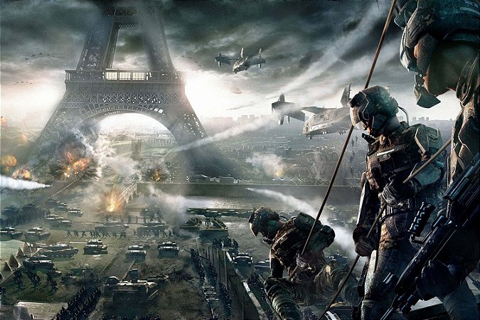 Quadro Gamer Call of Duty - Paris