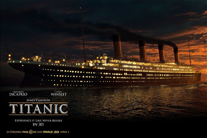 Quadro Titanic - Filme