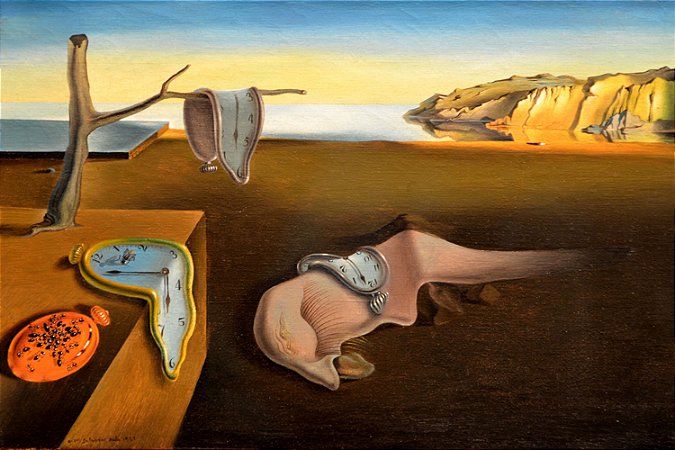 Quadro A Persistência da Memória - Salvador Dalí