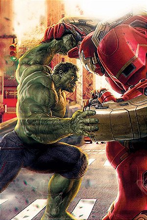 Quadro Hulk - Iron Man