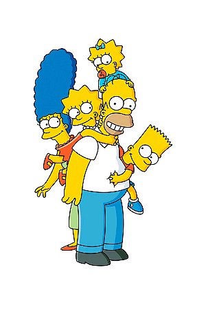 Quadro Simpsons - Família